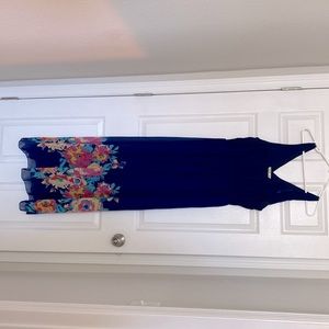 Old Navy long navy floral dress.